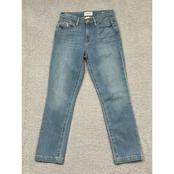 Frame Women's Le High Straight Leg Blue Jeans Size 2 #61911 - Picture 1 of 4